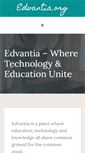 Mobile Screenshot of edvantia.org